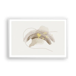 Plakat w białej ramie - Napotkane w przestrzeni - 91x61 cm