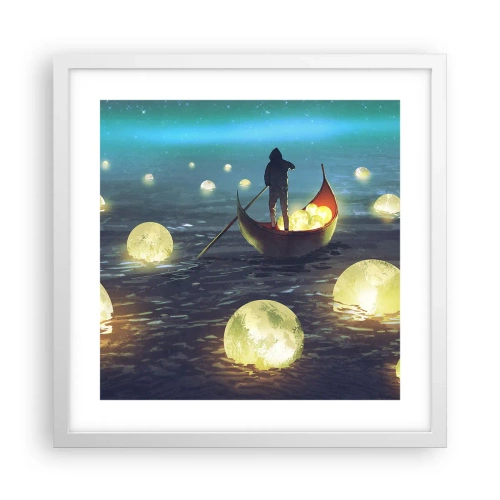 Plakat w białej ramie - Rzeczy, o których się filozofom nie śniło - 40x40 cm