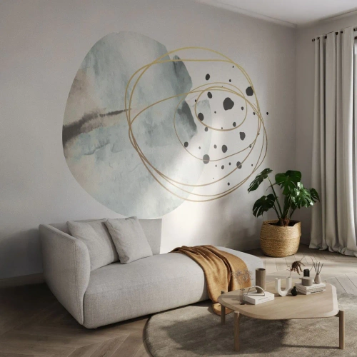 Fototapeta Premium Canvas - W objęciach przestrzeni - Abstrakcja, Sztuka, Nowoczesny Wzór - 400x280 cm