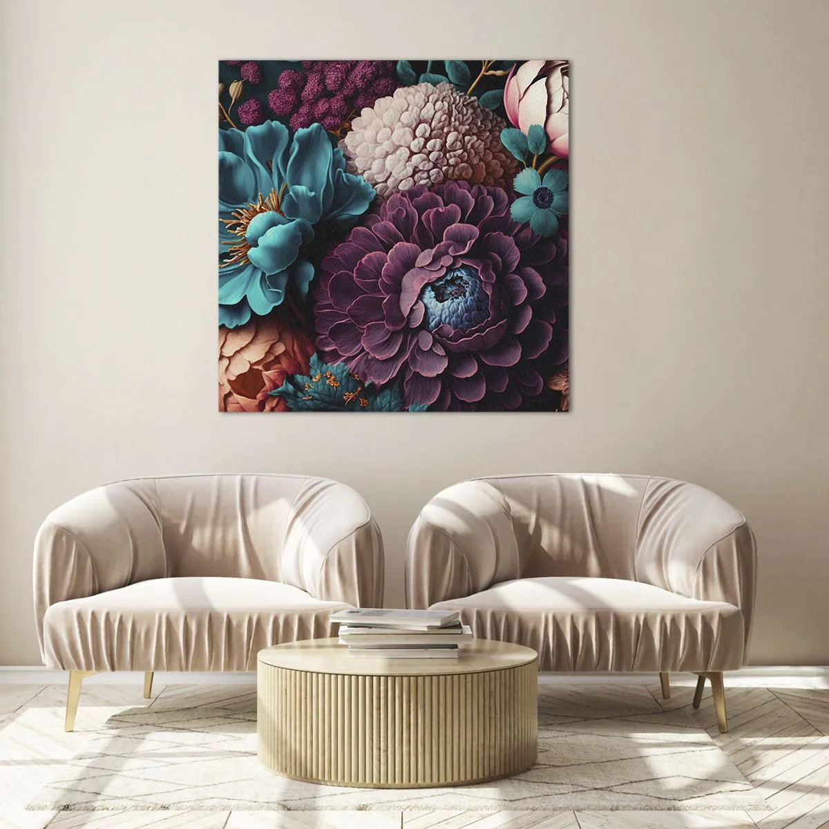 Obraz na szkle - Natura na bogato - 60x60 cm