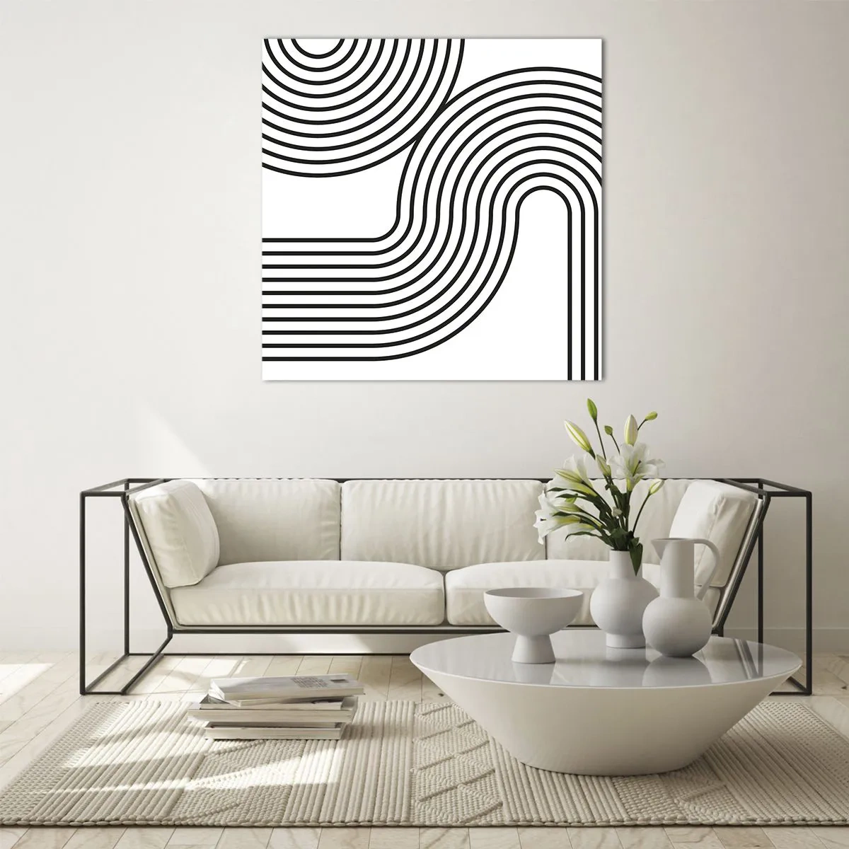 Obraz na szkle - Na zakręcie - 60x60 cm