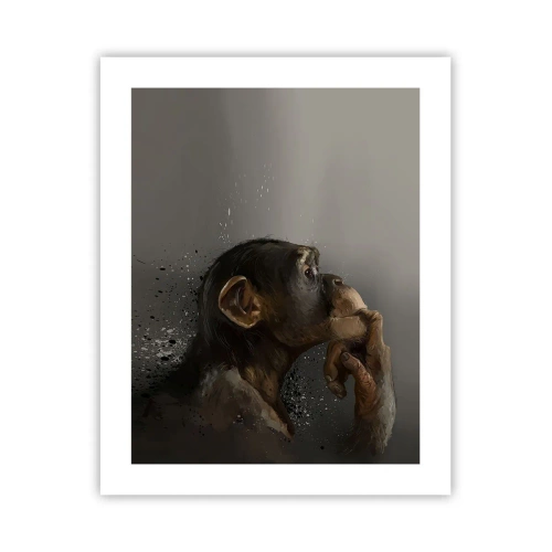 Plakat - Z pewnością myśliciel - 40x50 cm