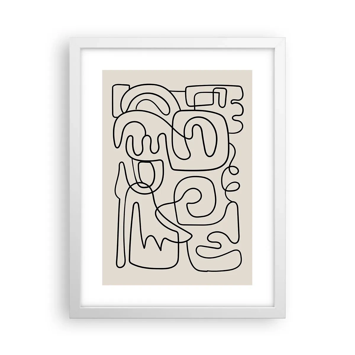 Plakat w białej ramie - Po śladzie - 30x40 cm