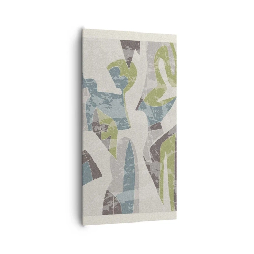 Obraz na płótnie - Kompozycja za szybą - 65x120 cm