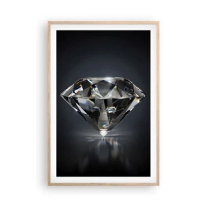 Plakat w ramie jasny dąb - Best girls friend - 61x91 cm