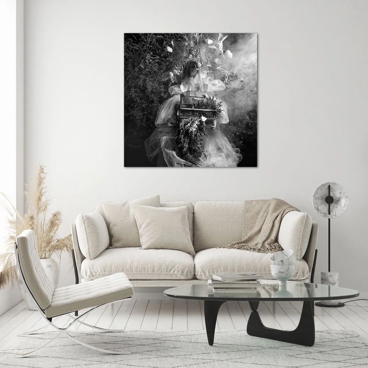 Obraz na szkle - Sama Matka – Natura - 70x70 cm
