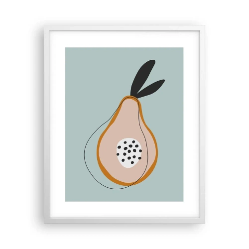 Plakat w białej ramie - Przeniknąć w naturę rzeczy - 40x50 cm