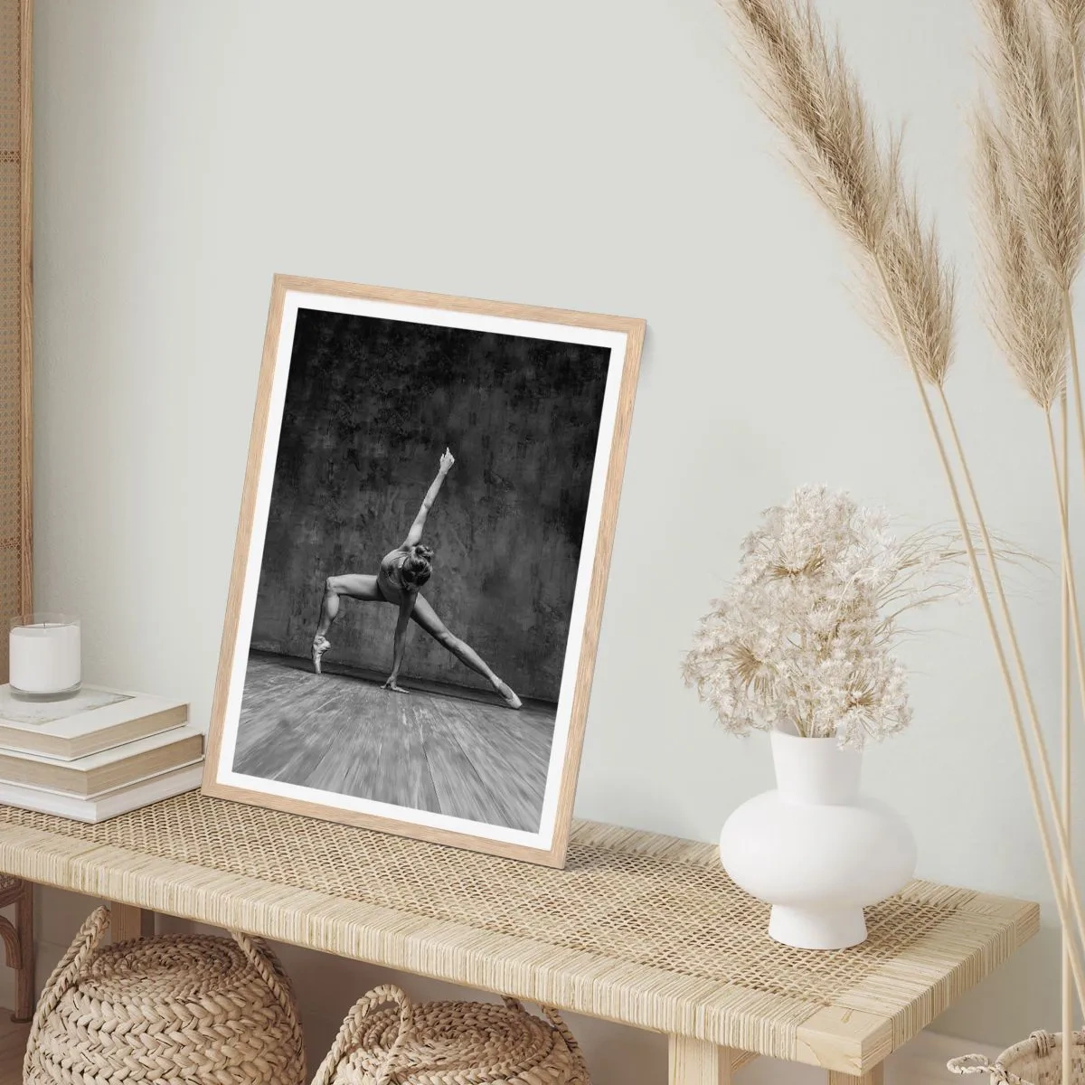 Plakat w ramie jasny dąb - Ideał równowagi - 50x70 cm