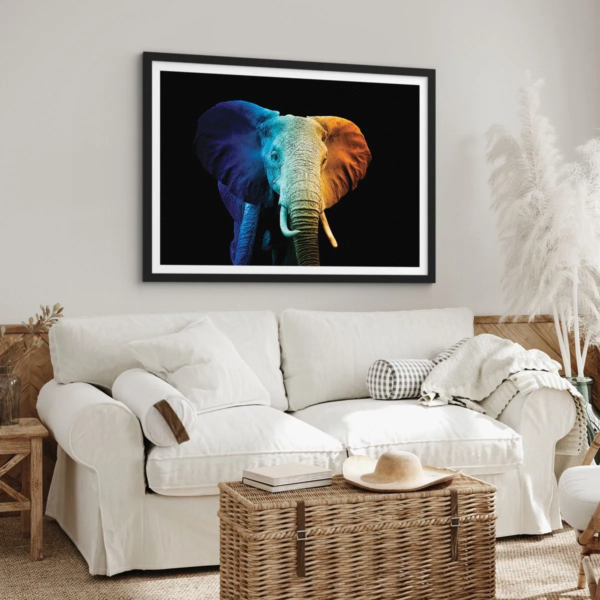 Plakat w czarnej ramie - Ekscentryk, nie dziwak - 40x30 cm