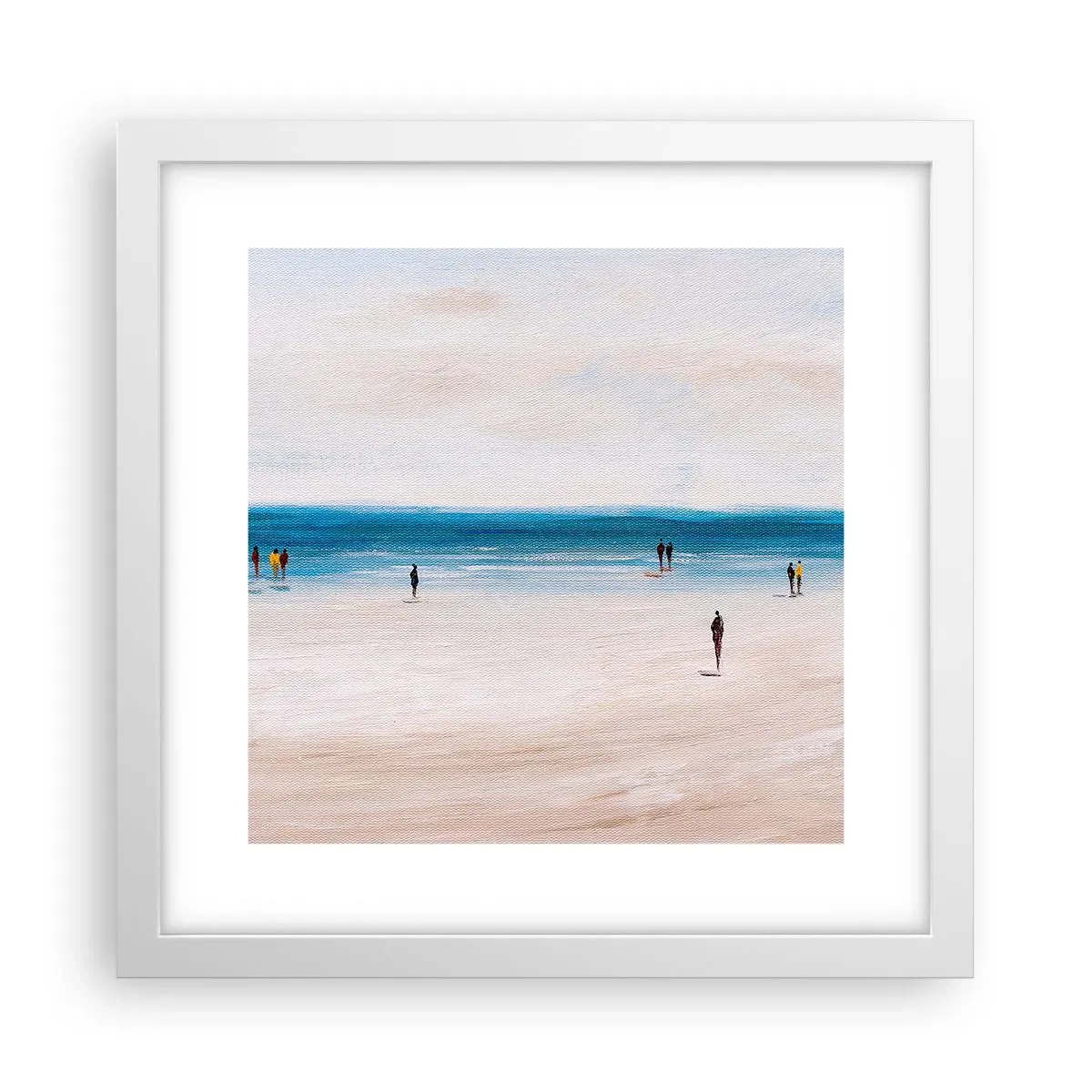 Plakat w białej ramie - Naturalna potrzeba - 30x30 cm