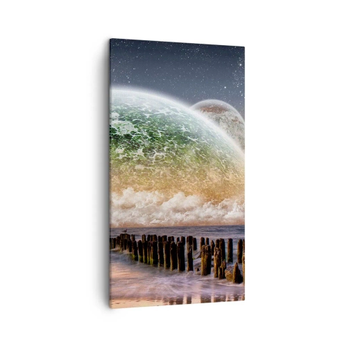 Obraz na płótnie - I świat wyłonił się z wody - 45x80 cm