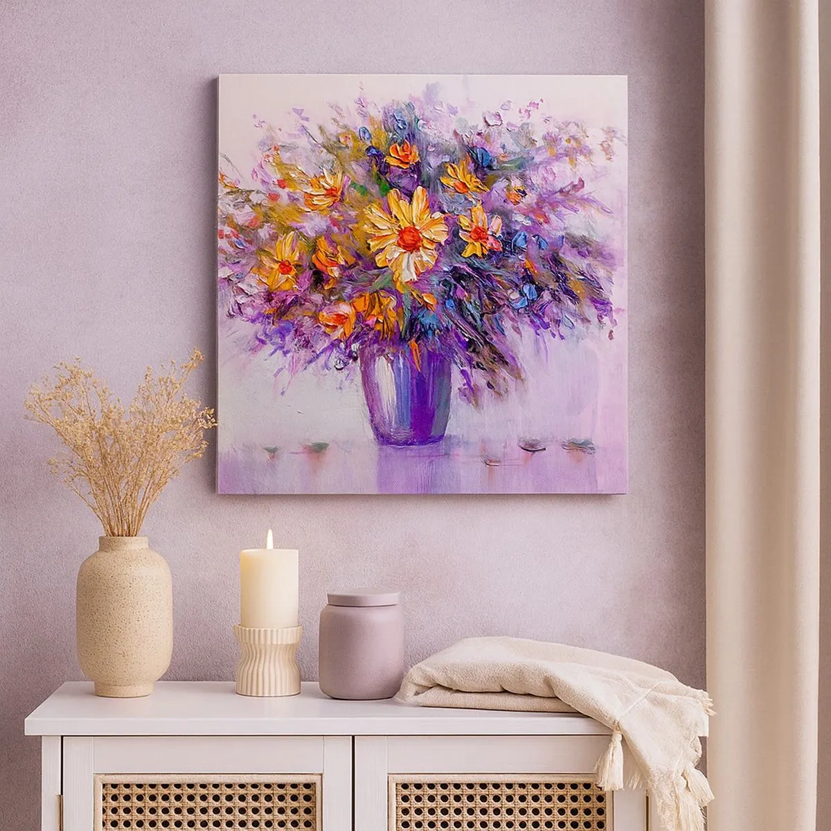 Obraz na płótnie - Słodko pachnie, słodko wygląda - 30x30 cm