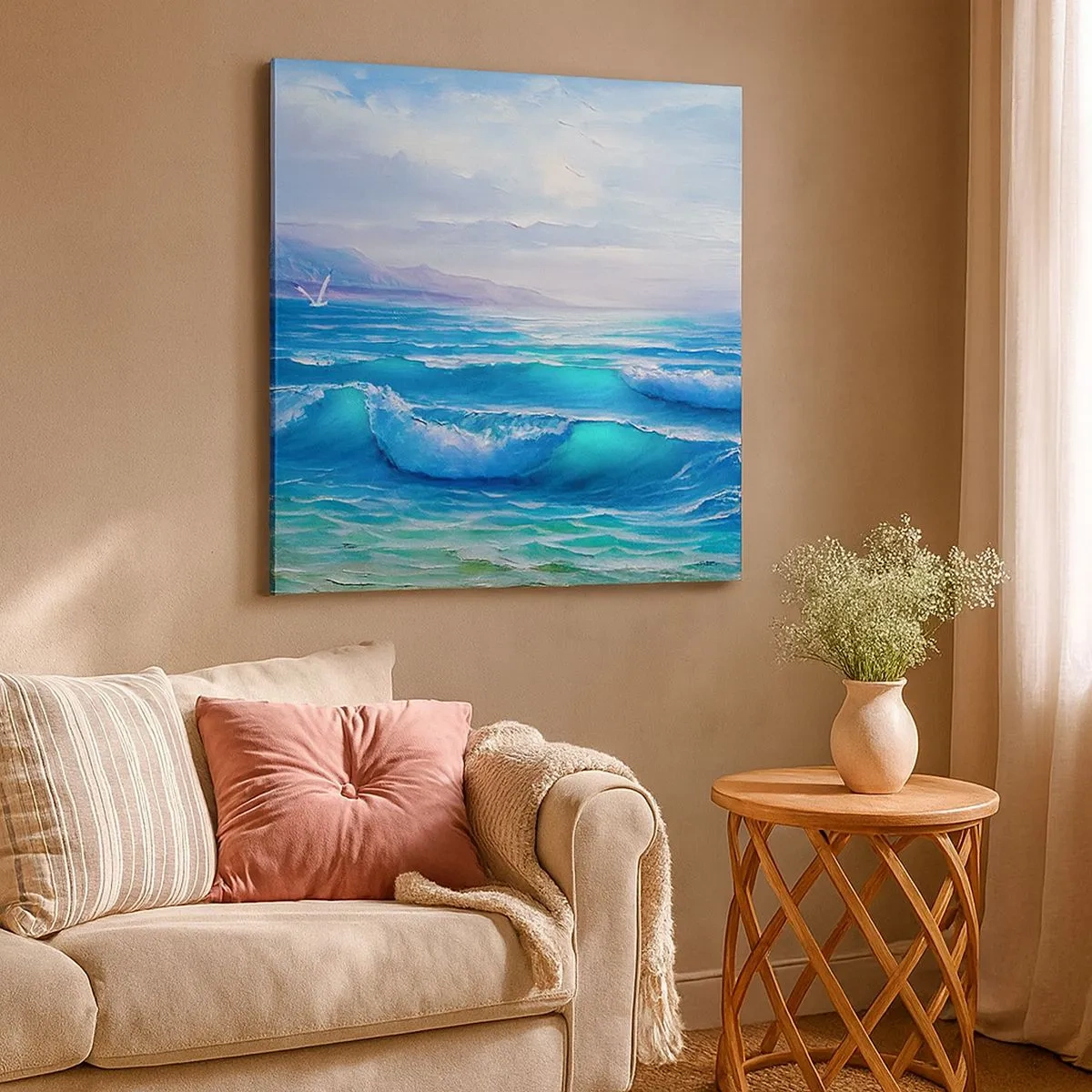 Obraz na płótnie - Niesie ukojenie - 30x30 cm