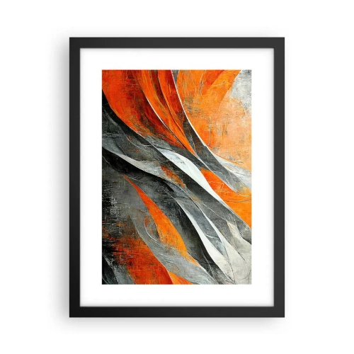 Plakat w czarnej ramie - Żar i chłód - 30x40 cm