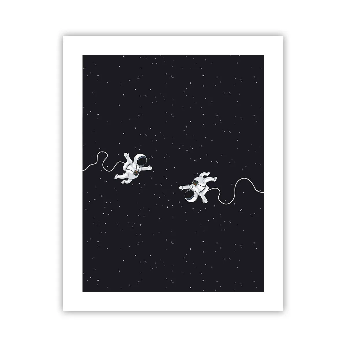 Plakat - Kosmiczny pląs - 40x50 cm