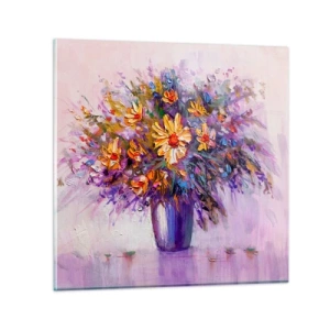 Obraz na szkle - Słodko pachnie, słodko wygląda - 50x50 cm