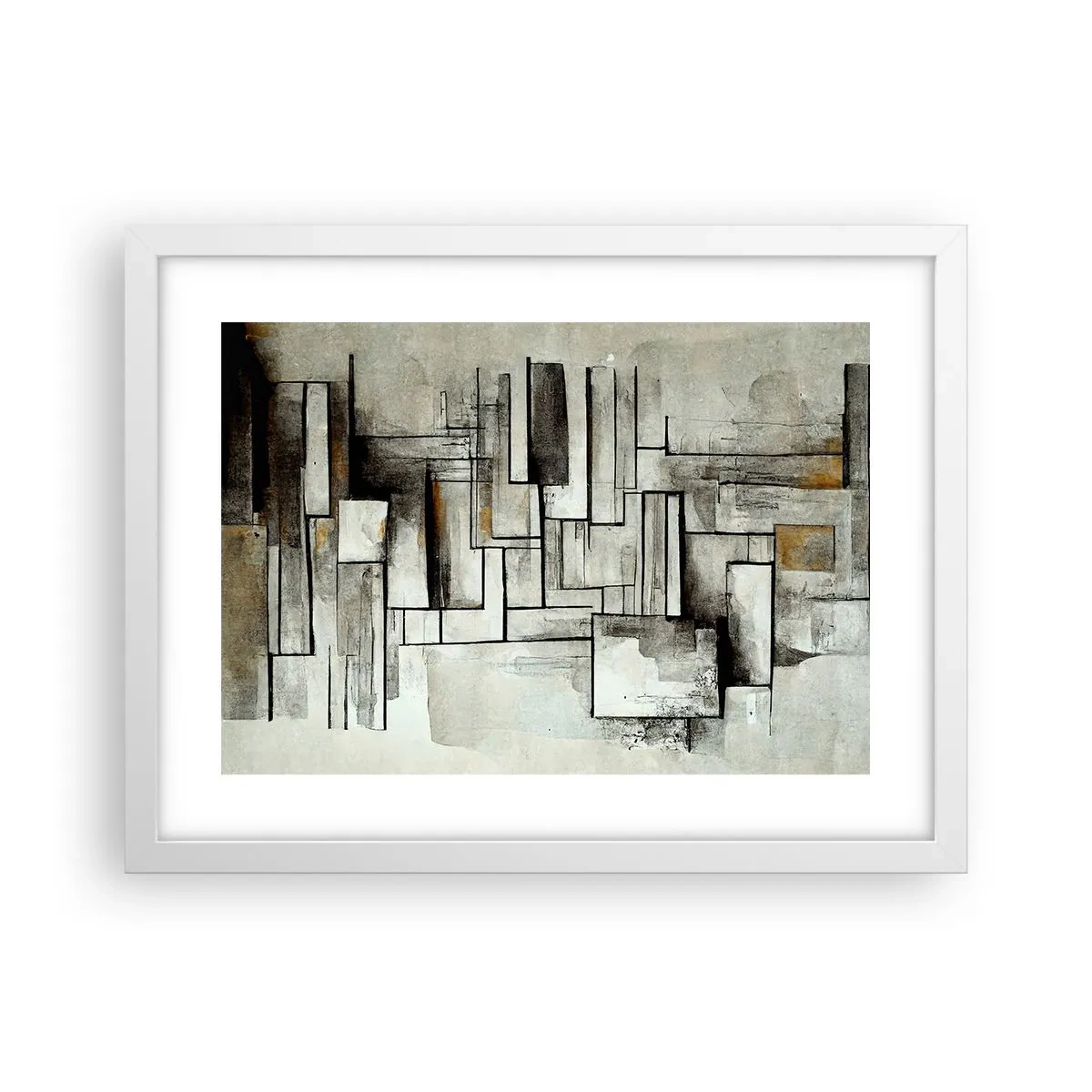 Plakat w białej ramie - Siła prostoty - 40x30 cm