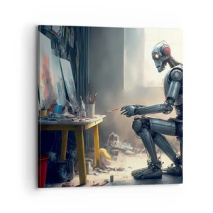 Obraz na płótnie - Akt kreacji - 70x70 cm