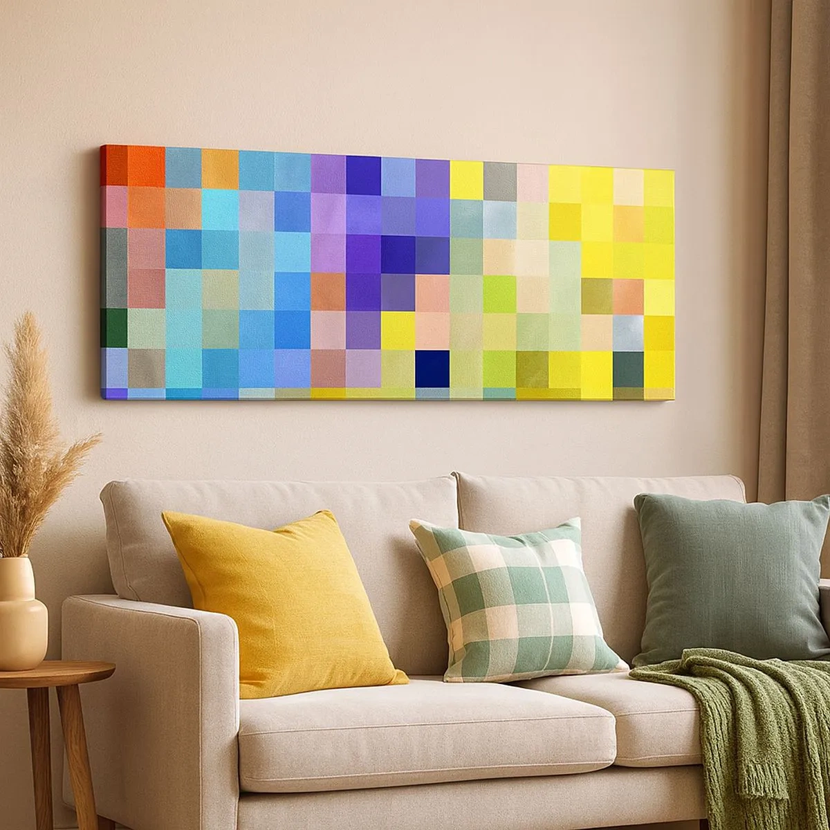 Obraz na płótnie - Każdy inny, wszystkie równe - 100x40 cm