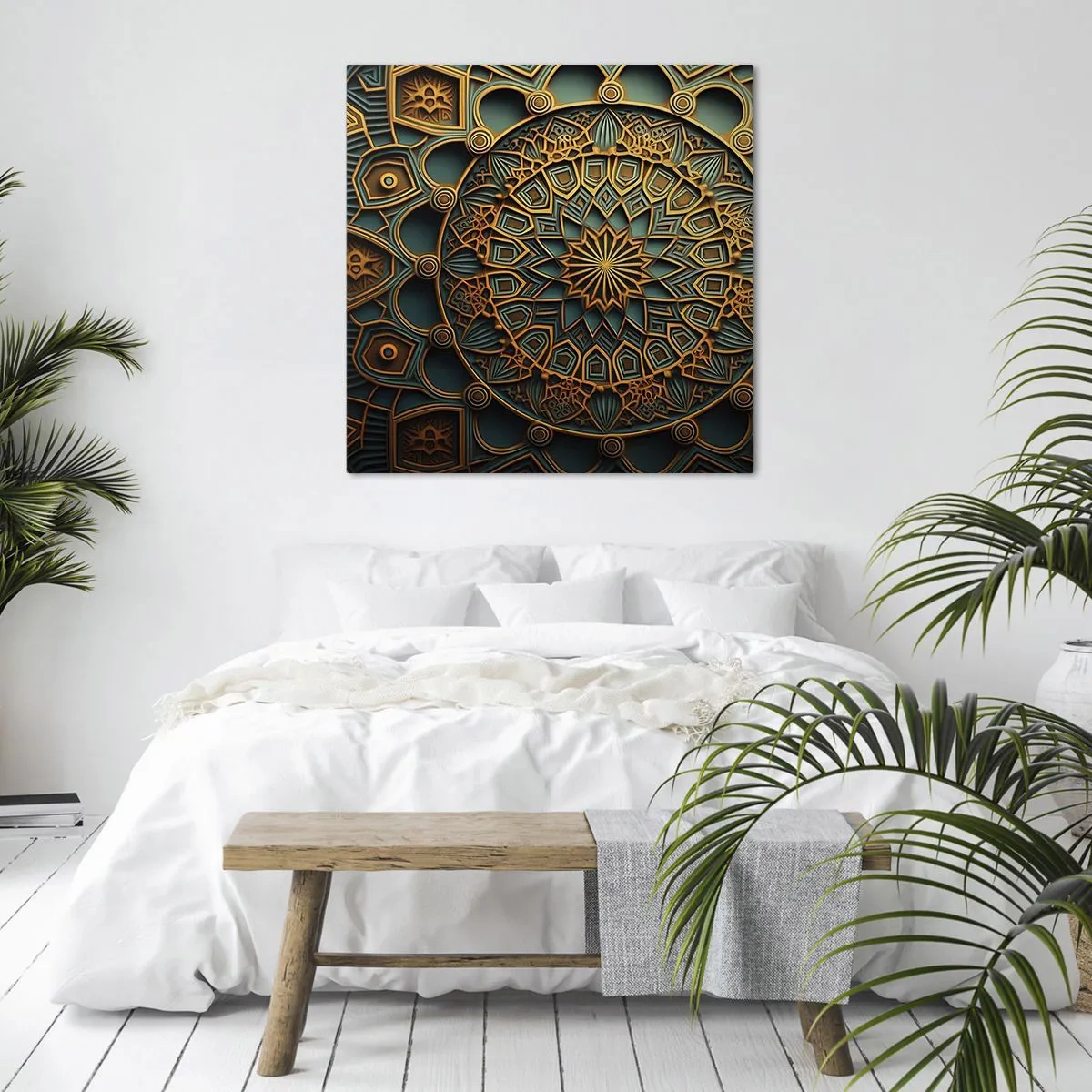 Obraz na płótnie - W arabskim klimacie - 40x40 cm