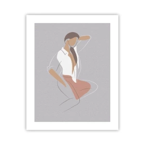 Plakat - Zarys wdzięku - 40x50 cm