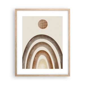 Plakat w ramie jasny dąb - W odległej galaktyce - 40x50 cm