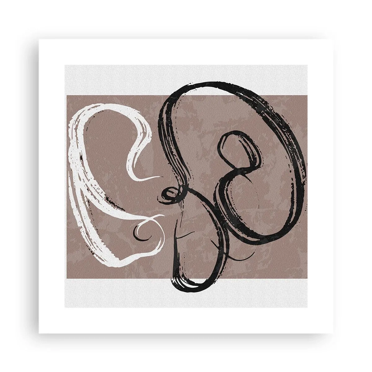 Plakat - Kompozycja – poszukiwanie pełni - 40x40 cm