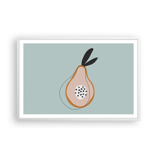 Plakat w białej ramie - Przeniknąć w naturę rzeczy - 91x61 cm