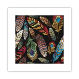 Plakat - Ptasi karnawał - 30x30 cm