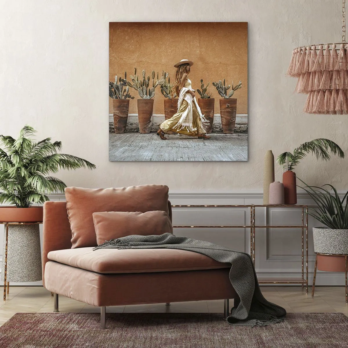 Obraz na płótnie - W stylu hippie - 60x60 cm