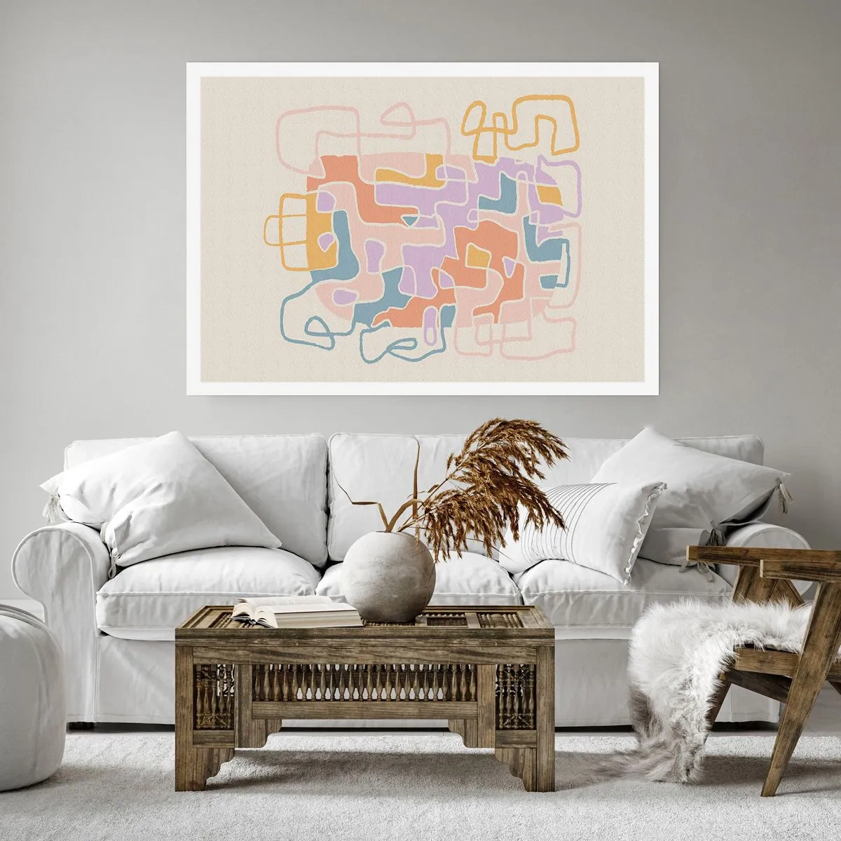 Plakat - Labirynt – radosna przygoda - 50x40 cm