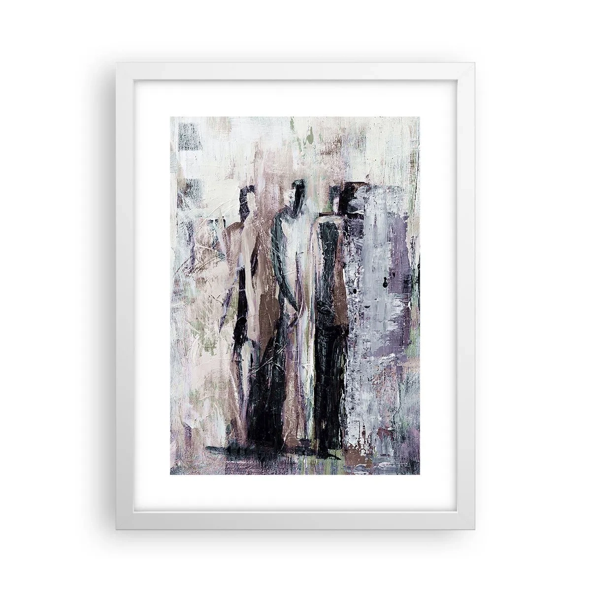 Plakat w białej ramie - Tajemnicza trójka - 30x40 cm