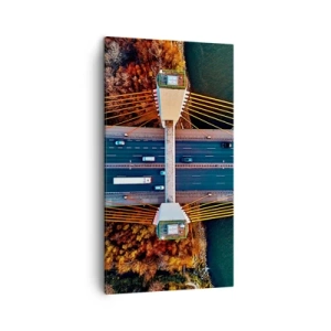 Obraz na płótnie - ZA wodami, za lasami - 45x80 cm