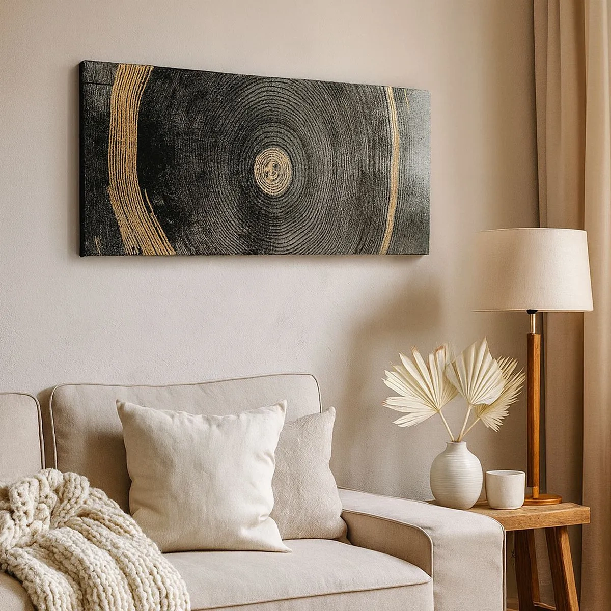 Obraz na płótnie - Zmiana i trwanie - 100x40 cm