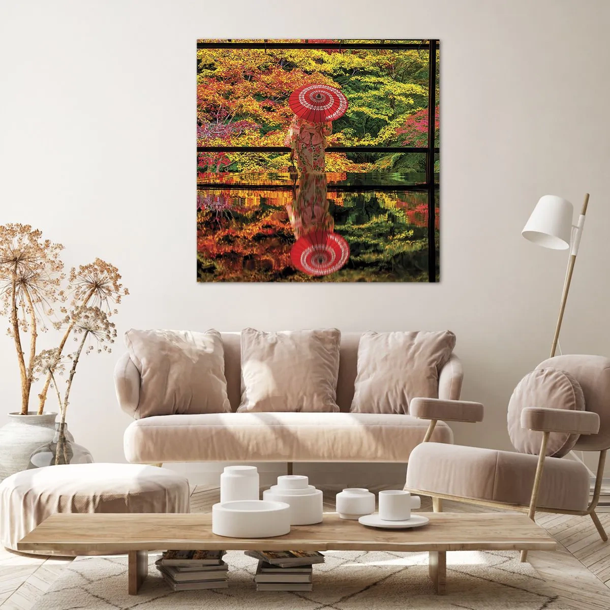 Obraz na płótnie - W świątyni natury - 60x60 cm