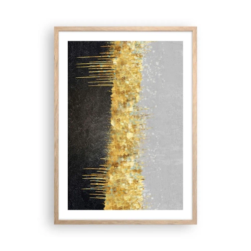 Plakat w ramie jasny dąb - W głąb i ku górze - 50x70 cm