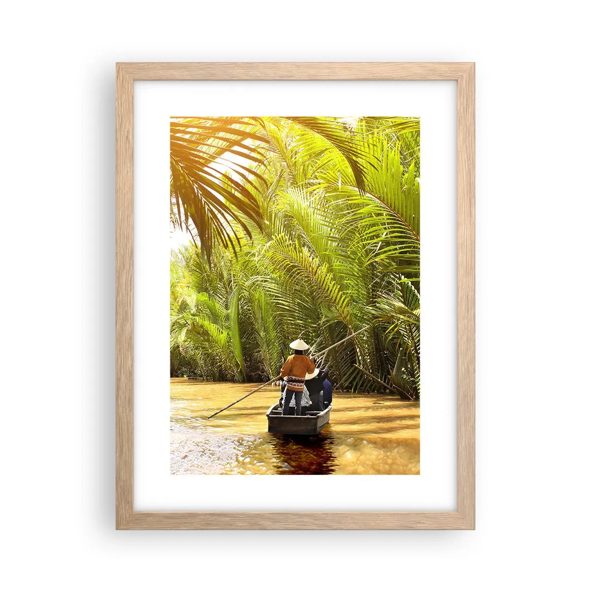 Plakat w ramie jasny dąb - Palmowym wąwozem - 30x40 cm