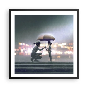 Plakat w czarnej ramie - I już jest wszystko dobrze - 60x60 cm