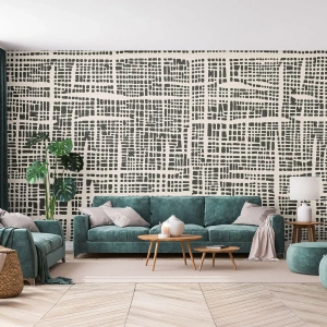 Fototapeta Premium Sand - Kompozycja utkana - Abstrakcja, Grafika, Sztuka - 300x210 cm