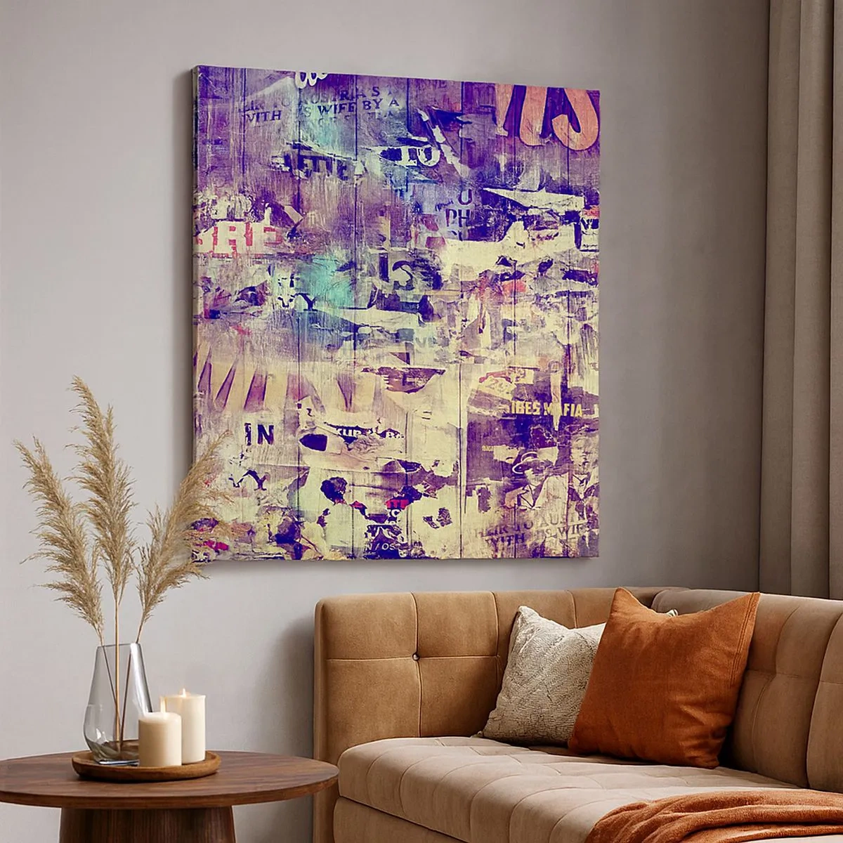 Obraz na płótnie - I tyle zostanie - 30x30 cm