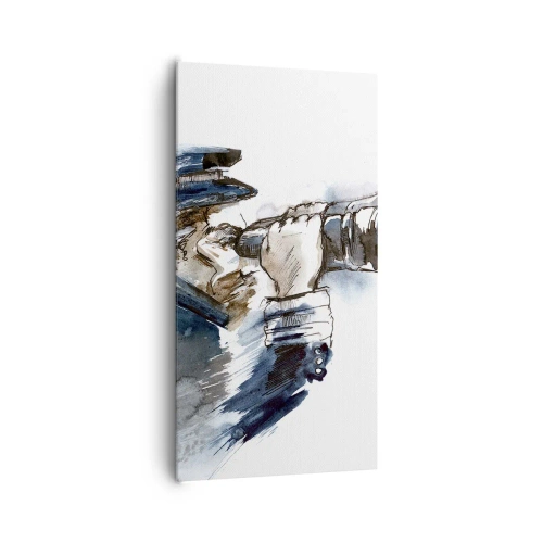 Obraz na płótnie - Dziesięć w skali Beauforta! - 65x120 cm