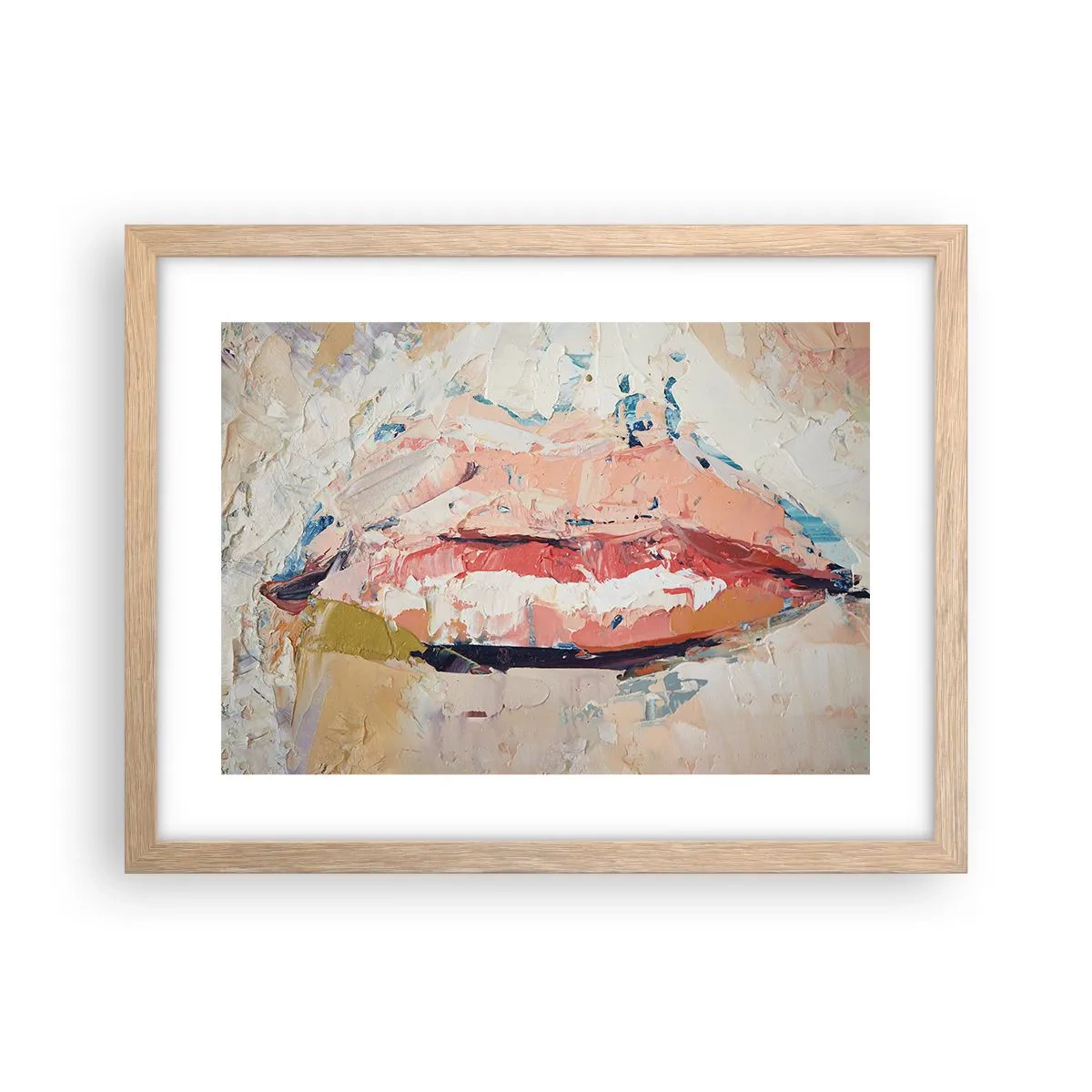 Plakat w ramie jasny dąb - Budzi zmysły - 40x30 cm