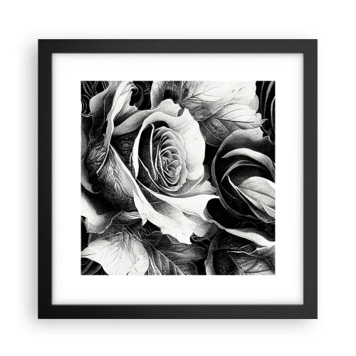 Plakat w czarnej ramie - Zawsze królowa - 30x30 cm