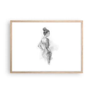 Plakat w ramie jasny dąb - Piękna jak malowanie - 70x50 cm