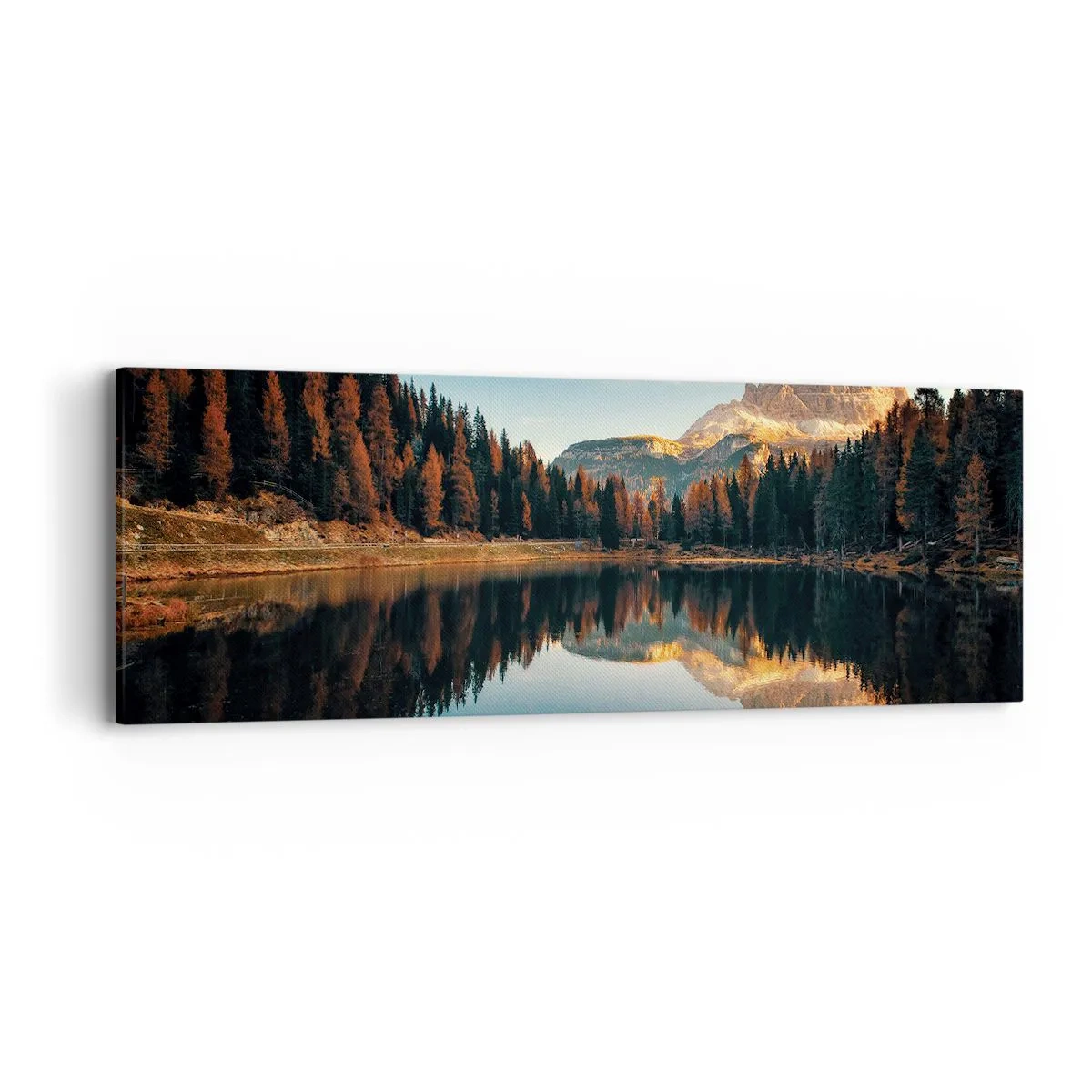 Obraz na płótnie - Pejzaż podwójny - 90x30 cm