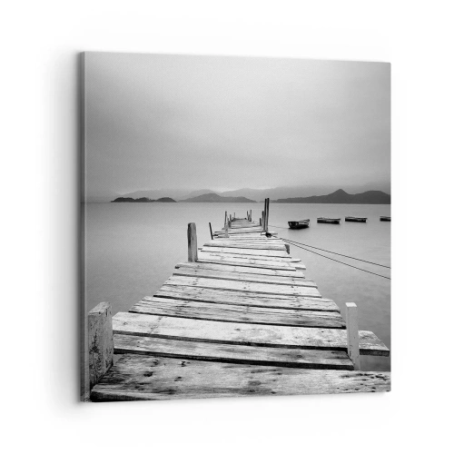 Obraz na płótnie - Za górami, za morzami - 60x60 cm