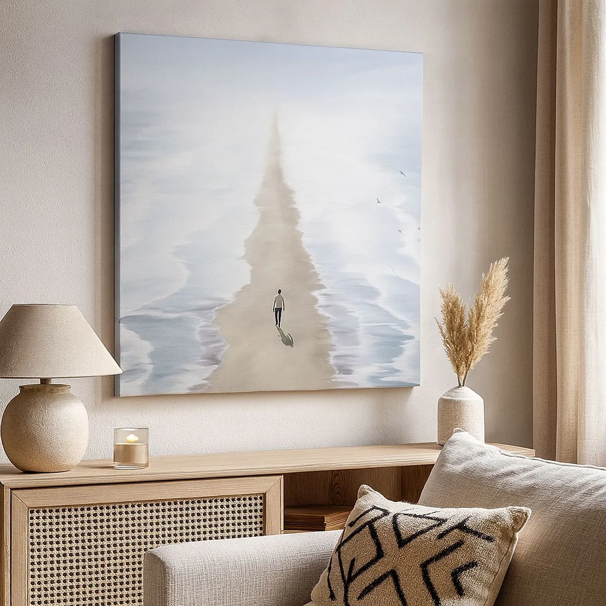 Obraz na płótnie - Jasna przyszłość - 30x30 cm