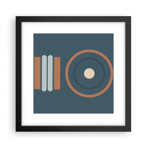 Plakat w czarnej ramie - Istota rzeczy - 30x30 cm