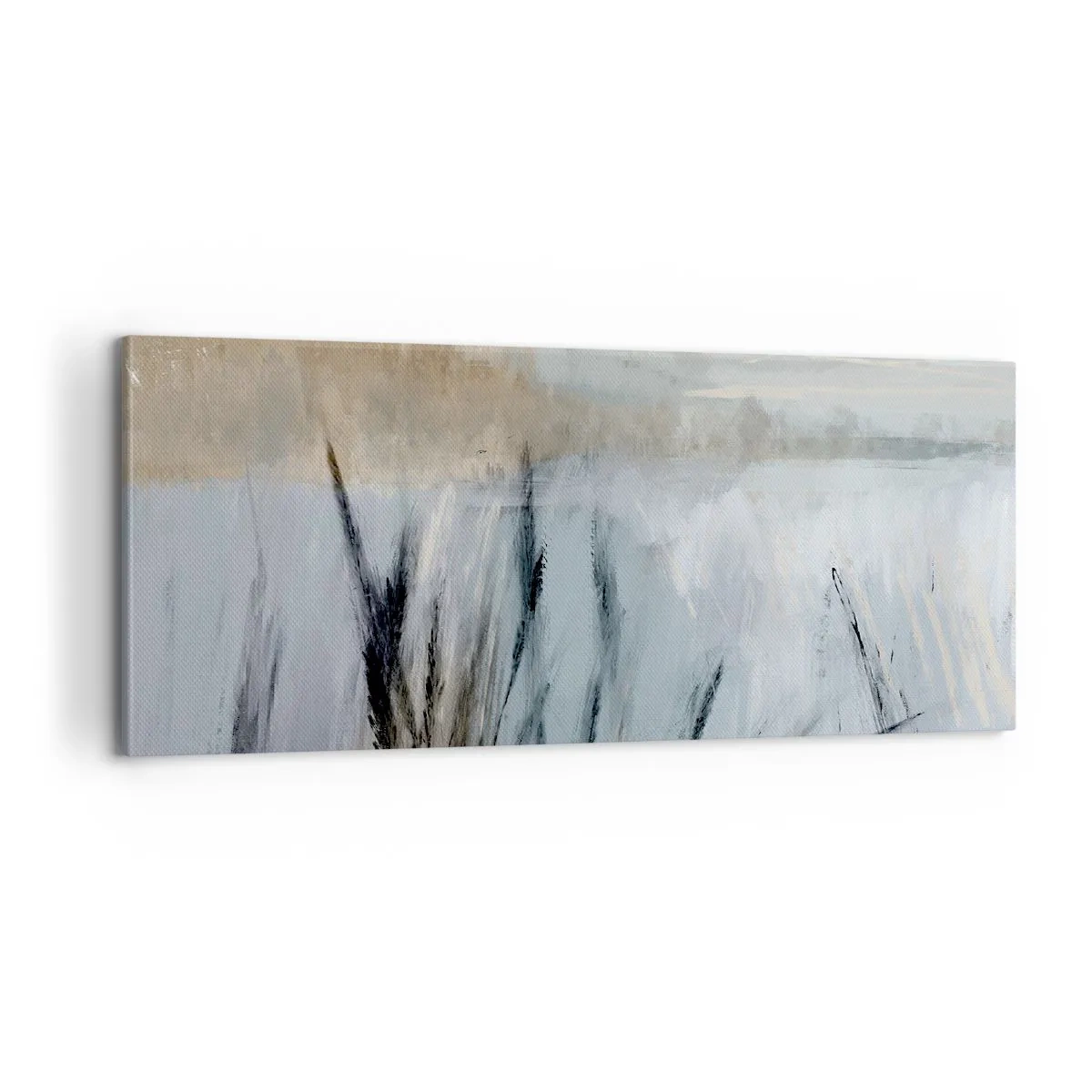 Obraz na płótnie - Zimowe pola - 100x40 cm