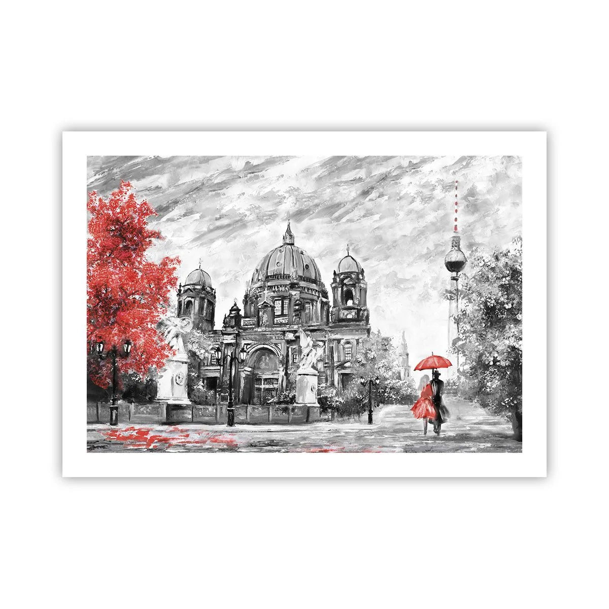 Plakat - Berlińskie spotkanie - 70x50 cm